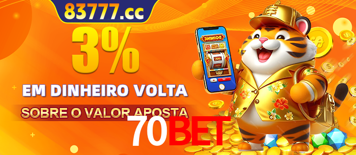Promoção para baixar e instalar o aplicativo do cassino 70BET. O banner oferece uma recompensa de R1aR1aR8, com a imagem de uma cobra sobre moedas de ouro.